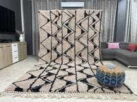 Benslimane Beauty - 7x13ft- Beni Ourain Rug