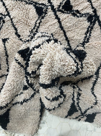 Benslimane Beauty - 7x13ft- Beni Ourain Rug