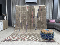 Tifelt Tranquility - 6x9ft- Beni Ourain Rug