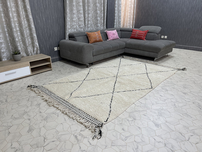 Midar Majesty - 5x8ft- Beni Ourain Rug