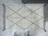 Midar Majesty - 5x8ft- Beni Ourain Rug