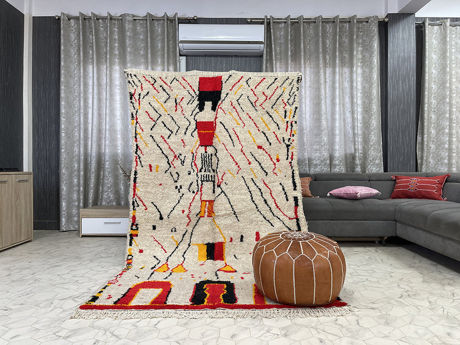 Azilal Diamond - 5x8ft- Azilal