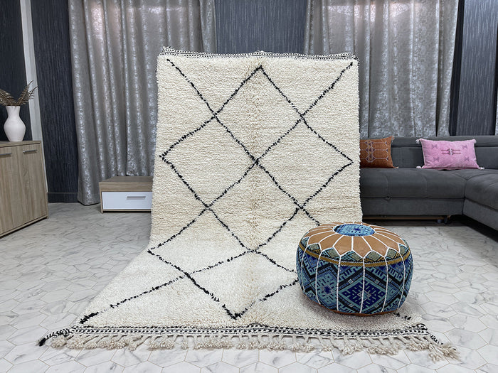 Rectangle Spectrum III Rug - 5x8ft- Beni Ourain