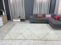 Figuig Oasis - 7x9ft- Beni Ourain Rug