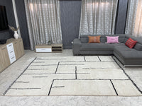 Taourirt Tranquility - 7x10ft- Beni Ourain Rug