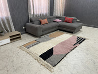 Desert Mirage Rug - Tapis Beni Ourain - 5x7ft