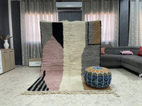 Desert Mirage Rug - Tapis Beni Ourain - 5x7ft