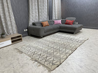 Chefchaouen Charm - 5x8ft- Beni Ourain Rug