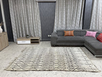 Chefchaouen Charm - 5x8ft- Beni Ourain Rug