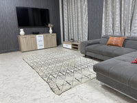 Chefchaouen Charm - 5x8ft- Beni Ourain Rug