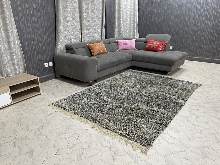 Asilah Serenity - 5x7ft- Beni Ourain Rug