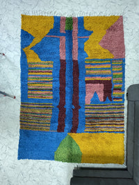 Sidi Slimane Serenity - 7x9ft- Beni Ourain Rug