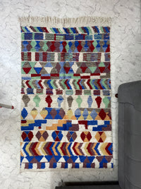 Echoes of Erosion - 5x8ft- Beni Ourain Rug