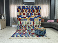 Echoes of Erosion - 5x8ft- Beni Ourain Rug