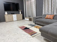 Whimsical Connections II Rug - 3x5ft- Beni Ourain Rug