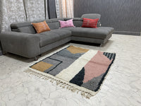 Desert Mirage Rug - 4-5ft- Beni Ourain rug