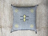 beige moroccan silk Pillows