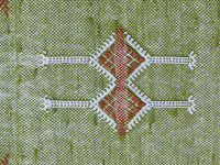 Green moroccan silk Pillows