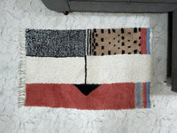 Whimsical Connections Rug - 4x6ft- Beni Ourain Rug