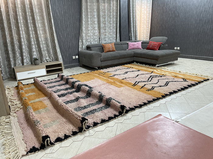 Beloved Berber Treasures Rug - 8x14ft- Beni Ourain Rug