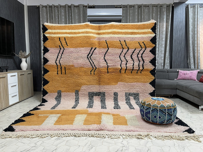 Bazarugs Luxury Beni Ourain Rug in Beloved Berber Treasures Rug, 7x10 ft