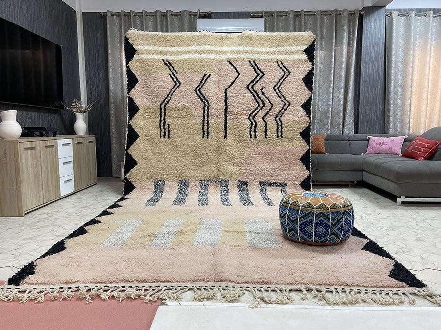 Beloved Berber Treasures Rug - 8x15ft- Beni Ourain Rug