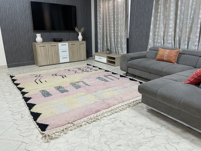 Bazarugs Beni Ourain Rug — Beloved Berber Treasures II Rug, 8x10 ft