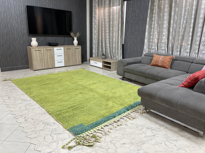 Serenity Grove Rug by Bazarugs — Authentic Beni Ourain Rug, 7x10 ft