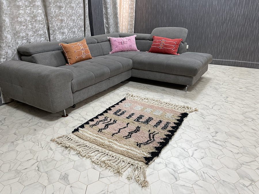 Beloved Berber Treasures II Rug - 3x4ft- Beni Ourain