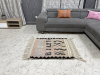 Bazarugs Beni Ourain Rug — Beloved Berber Treasures III Rug, 3x3 ft