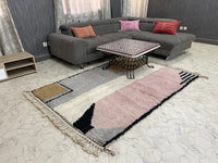 orange Custom moroccan rug