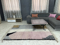 orange Custom moroccan rug